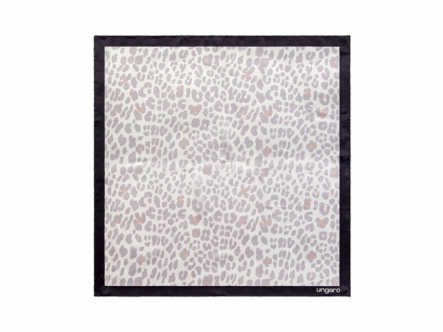 Шелковый платок Léopardo White-grey с логотипом  заказать по выгодной цене в кибермаркете AvroraStore