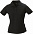 Рубашка поло стретч женская ALBATROSS, черная с логотипом  заказать по выгодной цене в кибермаркете AvroraStore