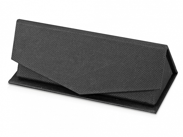 Подарочная коробка для флеш-карт треугольная, черный с логотипом  заказать по выгодной цене в кибермаркете AvroraStore