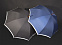 Зонт-трость Unit Reflect, черный с логотипом  заказать по выгодной цене в кибермаркете AvroraStore