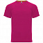 Спортивная футболка MONACO унисекс, ТЕМНО-РОЗОВЫЙ XS с логотипом  заказать по выгодной цене в кибермаркете AvroraStore