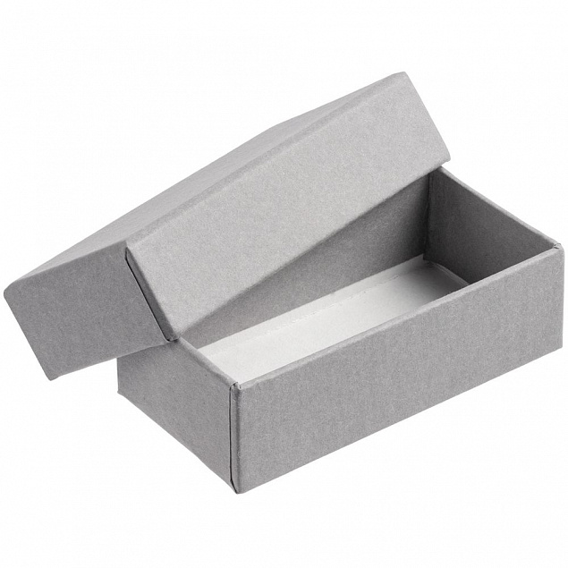 Коробка для флешки Minne, серая с логотипом  заказать по выгодной цене в кибермаркете AvroraStore