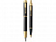Набор Parker IM Core Black GT: ручка шариковая, ручка перьевая с логотипом  заказать по выгодной цене в кибермаркете AvroraStore