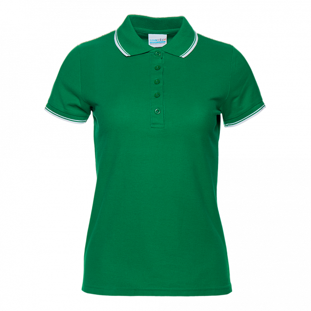 Рубашка поло Рубашка 04BK Зелёный с логотипом  заказать по выгодной цене в кибермаркете AvroraStore
