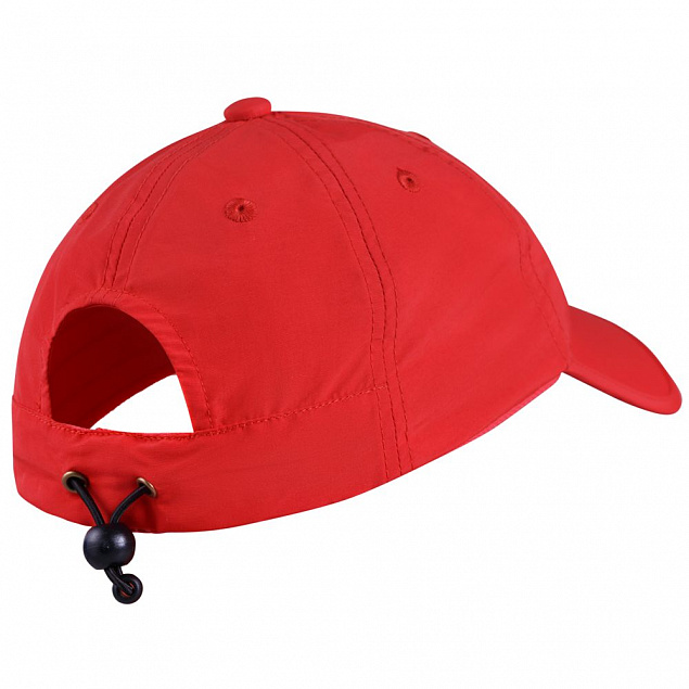 Бейсболка складная Ben Lomond, красная с логотипом  заказать по выгодной цене в кибермаркете AvroraStore