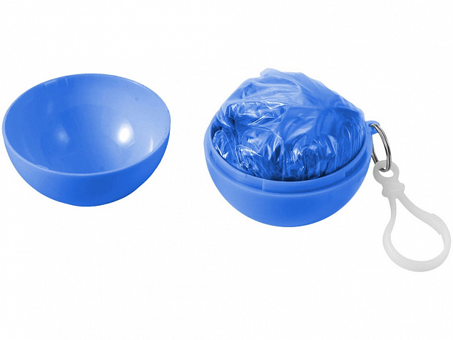 Дождевик Xina, синий с логотипом  заказать по выгодной цене в кибермаркете AvroraStore