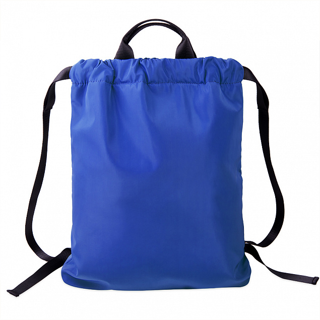 Рюкзак RUN new, синий, 48х40см, 100% полиэстер с логотипом  заказать по выгодной цене в кибермаркете AvroraStore