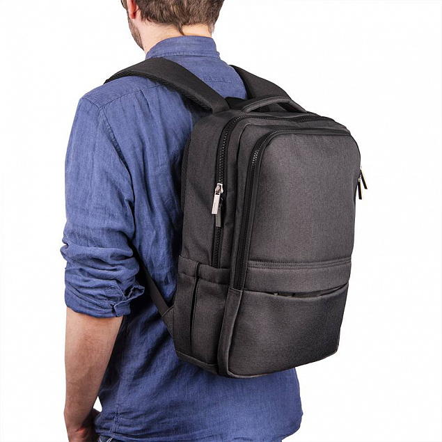 Функциональный рюкзак CORE с RFID защитой с логотипом  заказать по выгодной цене в кибермаркете AvroraStore