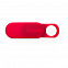 Блокиратор веб-камеры,красный с логотипом  заказать по выгодной цене в кибермаркете AvroraStore