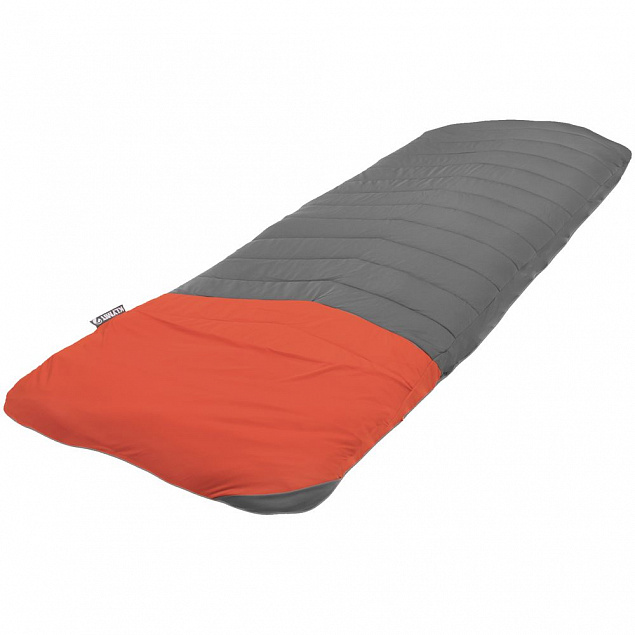 Чехол для туристического коврика Quilted V Sheet, серо-оранжевый с логотипом  заказать по выгодной цене в кибермаркете AvroraStore