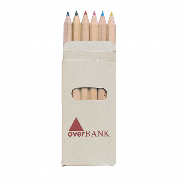 Набор карандашей с логотипом  заказать по выгодной цене в кибермаркете AvroraStore