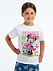 Футболка детская Minnie Covergirl, белая с логотипом  заказать по выгодной цене в кибермаркете AvroraStore