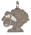 Брелок «Овечка», серая с логотипом  заказать по выгодной цене в кибермаркете AvroraStore