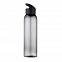Бутылка пластиковая для воды Sportes, черная-S с логотипом  заказать по выгодной цене в кибермаркете AvroraStore