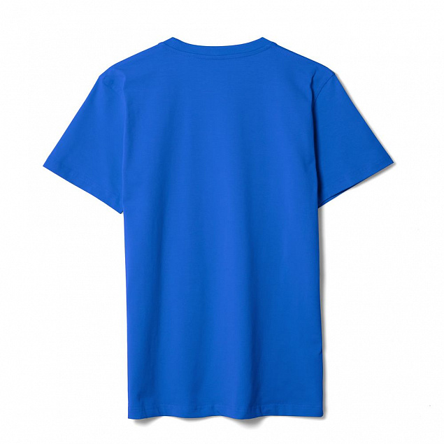 Футболка мужская T-bolka Stretch, ярко-синяя (royal) с логотипом  заказать по выгодной цене в кибермаркете AvroraStore