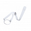Ланъярд FRINLY для стакана, белый, полиэстер \ силикон, 2х45 см с логотипом  заказать по выгодной цене в кибермаркете AvroraStore
