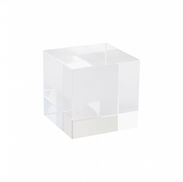 Награда Tampa - стеклянный куб с логотипом  заказать по выгодной цене в кибермаркете AvroraStore