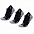 Набор из 3 пар спортивных женских носков Monterno Sport, черный с логотипом  заказать по выгодной цене в кибермаркете AvroraStore