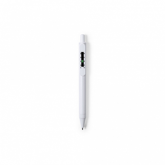 Ручка с термометром из антибактериального пластика с логотипом  заказать по выгодной цене в кибермаркете AvroraStore
