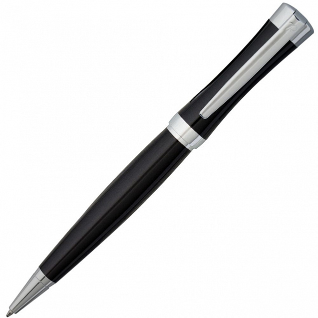 Ручка шариковая Desire, черная с логотипом  заказать по выгодной цене в кибермаркете AvroraStore