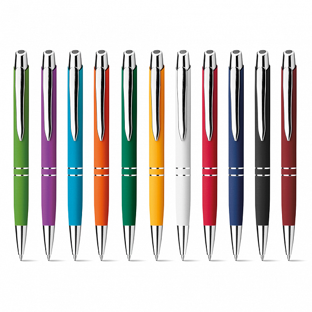Шариковая ручка MARIETA SOFT с логотипом  заказать по выгодной цене в кибермаркете AvroraStore