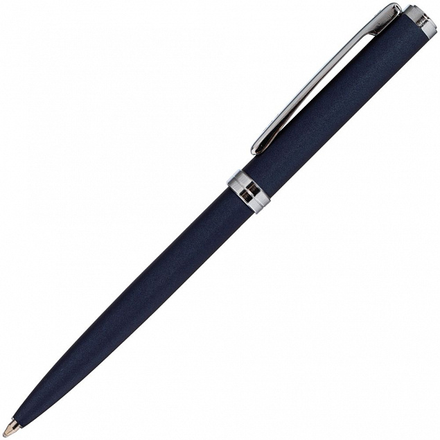 Ручка шариковая Delgado, синяя с логотипом  заказать по выгодной цене в кибермаркете AvroraStore