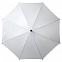 Зонт-трость Standard, белый с логотипом  заказать по выгодной цене в кибермаркете AvroraStore