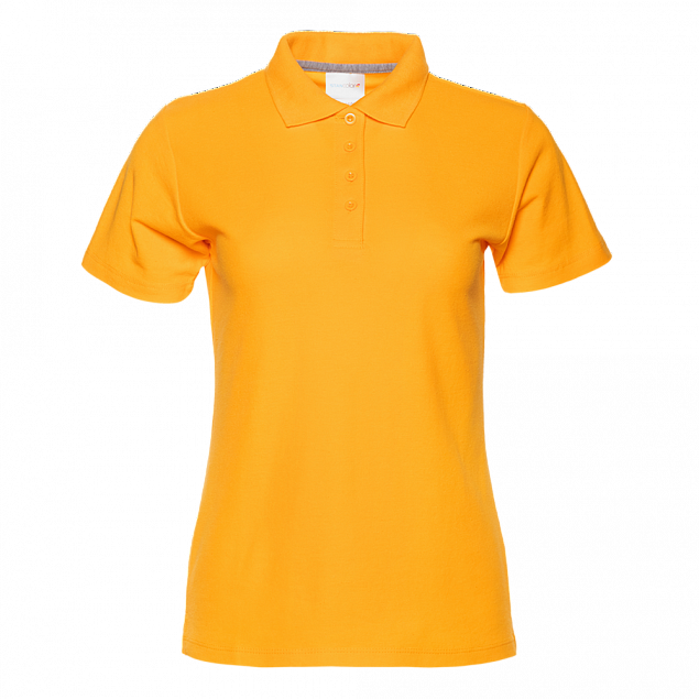 Рубашка поло Рубашка женская 104W Жёлтый с логотипом  заказать по выгодной цене в кибермаркете AvroraStore