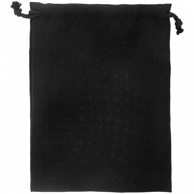 Холщовый мешок Chamber, черный с логотипом  заказать по выгодной цене в кибермаркете AvroraStore