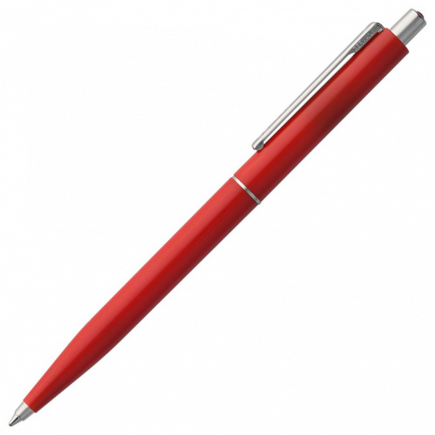 Ручка шариковая Senator Point ver. 2, красная с логотипом  заказать по выгодной цене в кибермаркете AvroraStore
