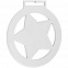 Медаль Steel Star, белая с логотипом  заказать по выгодной цене в кибермаркете AvroraStore