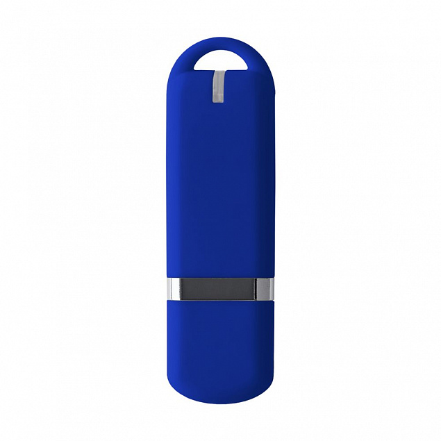 Флешка Memo, 16 Гб, синяя с логотипом  заказать по выгодной цене в кибермаркете AvroraStore