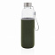 Стеклянная бутылка с чехлом из неопрена с логотипом  заказать по выгодной цене в кибермаркете AvroraStore