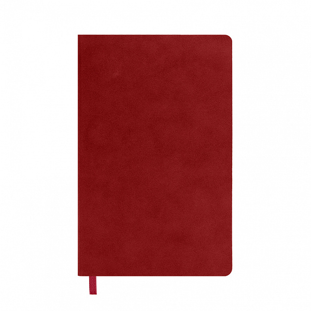 Бизнес-блокнот ALFI, A5, красный, мягкая обложка, в линейку с логотипом  заказать по выгодной цене в кибермаркете AvroraStore