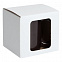 Коробка для кружки Window, белая с логотипом  заказать по выгодной цене в кибермаркете AvroraStore