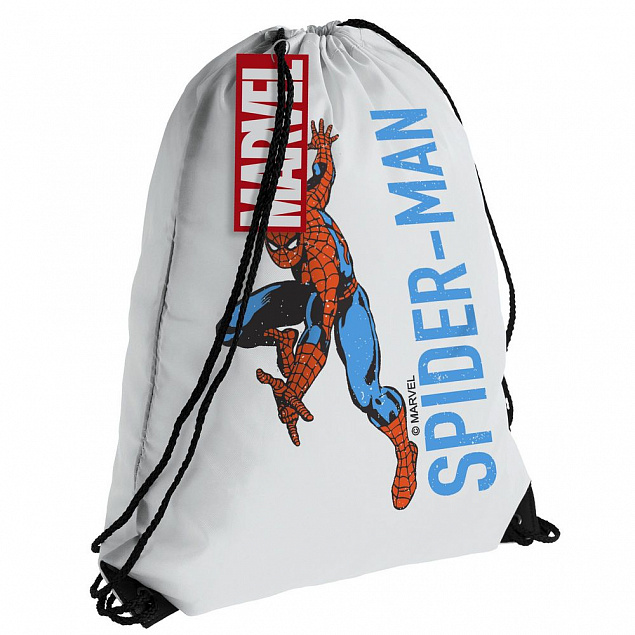 Рюкзак Spider-Man, белый с логотипом  заказать по выгодной цене в кибермаркете AvroraStore