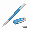 Набор ручка "Clas" + флеш-карта "Vostok" 16 Гб в футляре, покрытие soft touch с логотипом  заказать по выгодной цене в кибермаркете AvroraStore