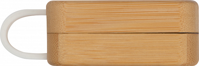 Наушники-вкладыши в коробке из бамбука с логотипом  заказать по выгодной цене в кибермаркете AvroraStore