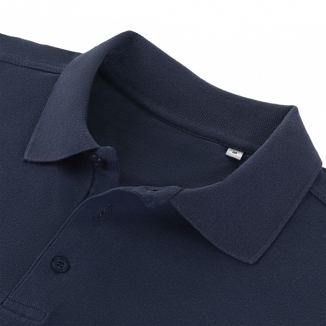 Рубашка поло мужская Virma Stretch, темно-синяя (navy) с логотипом  заказать по выгодной цене в кибермаркете AvroraStore