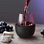 Термобокал для вина Wine Kuzie, черный с логотипом  заказать по выгодной цене в кибермаркете AvroraStore
