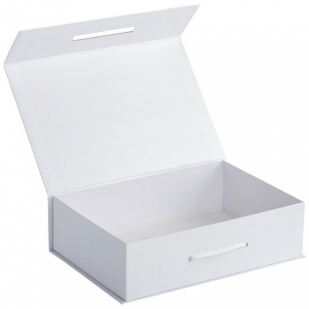 Коробка Case, подарочная, белая с логотипом  заказать по выгодной цене в кибермаркете AvroraStore