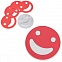Набор подставок под кружку "Улыбнись!" (4шт.) с логотипом  заказать по выгодной цене в кибермаркете AvroraStore
