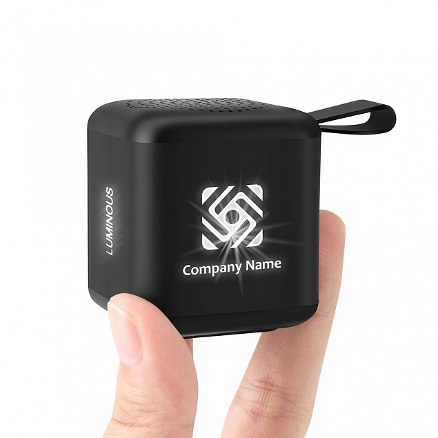 Bluetooth колонка Slaigo mini, стерео TWS с логотипом  заказать по выгодной цене в кибермаркете AvroraStore
