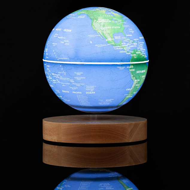 Левитирующий глобус GeograFly с логотипом  заказать по выгодной цене в кибермаркете AvroraStore