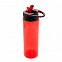 Пластиковая бутылка Mystik - Красный PP с логотипом  заказать по выгодной цене в кибермаркете AvroraStore