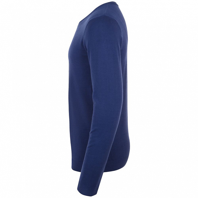 Пуловер мужской GLORY MEN, синий ультрамарин с логотипом  заказать по выгодной цене в кибермаркете AvroraStore