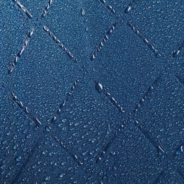 Зонт-трость Magic с проявляющимся рисунком в клетку, темно-синий с логотипом  заказать по выгодной цене в кибермаркете AvroraStore