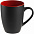 Кружка Bright Tulip, матовая, черная с белым с логотипом  заказать по выгодной цене в кибермаркете AvroraStore