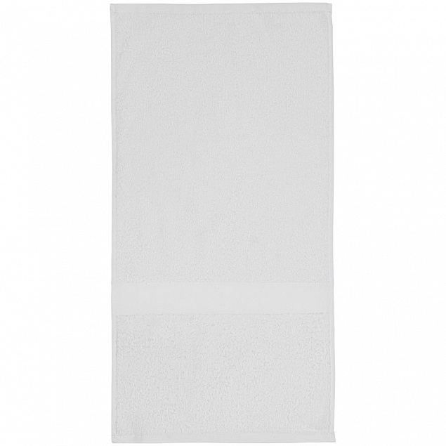 Полотенце Soft Me Light ver.2, малое, белое с логотипом  заказать по выгодной цене в кибермаркете AvroraStore