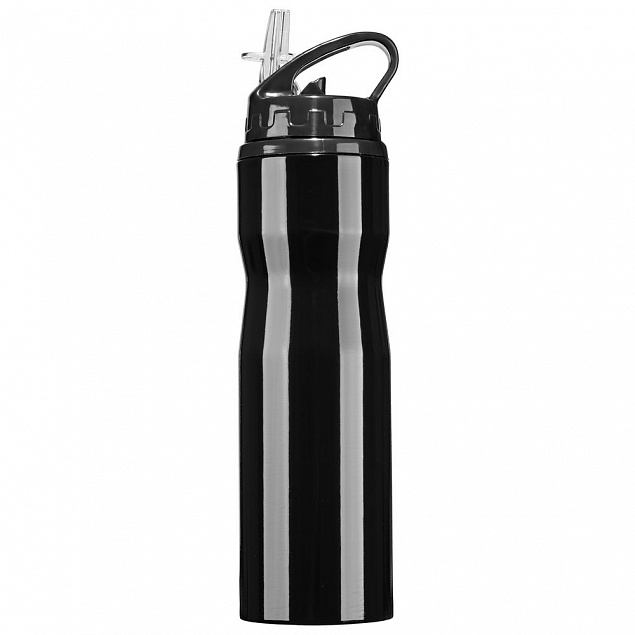 Бутылка для воды MT Bottle, черная с логотипом  заказать по выгодной цене в кибермаркете AvroraStore